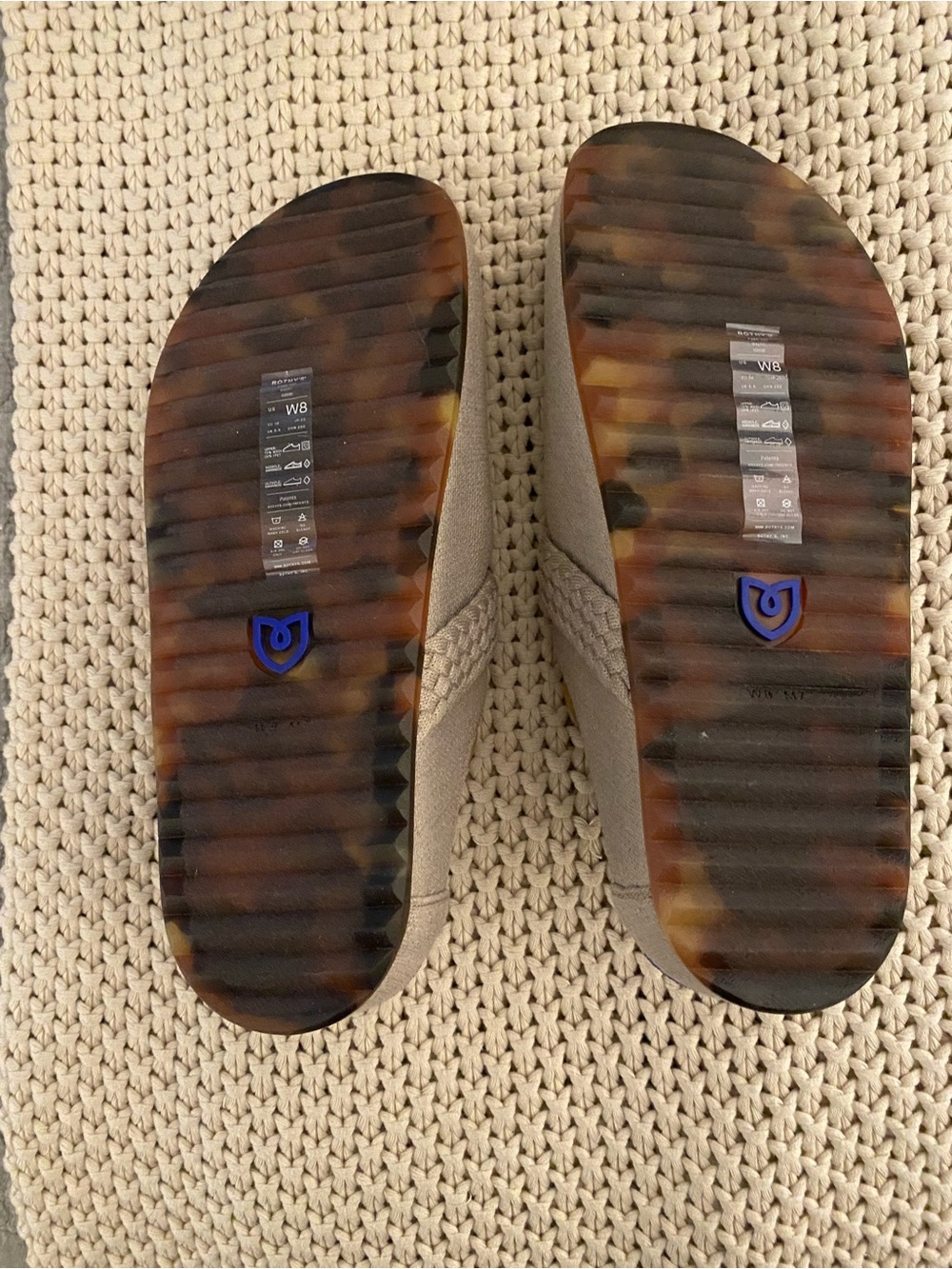 Rothy's The Braid Clog in Dove - Picture 9 of 9